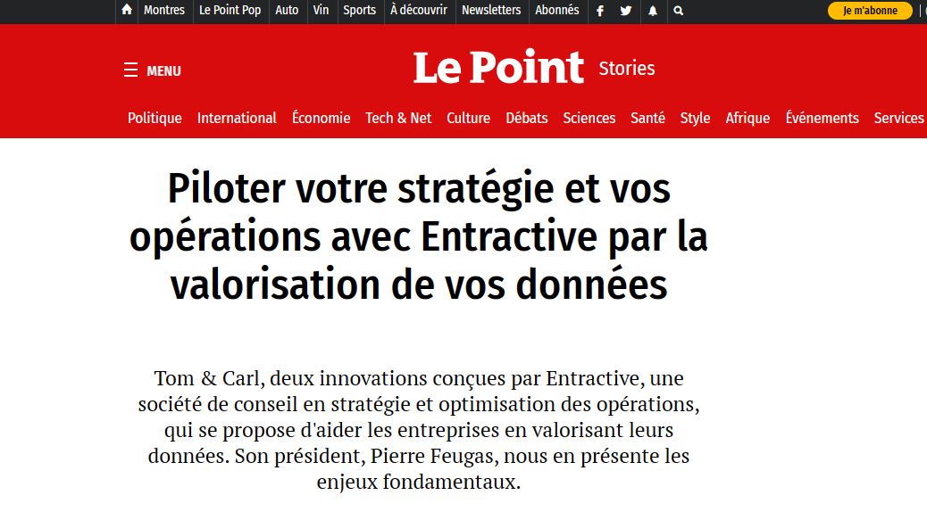 Entractive sur lepoint.fr